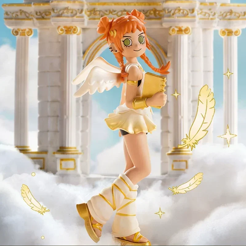 Model Kit Anime Girl - POPMART ピーチライオット パワーチョーダーズシリーズ ブラインドボックス おもちゃ かわいいアニメアクションフィギュア
